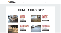 Desktop Screenshot of creativeflooring.com